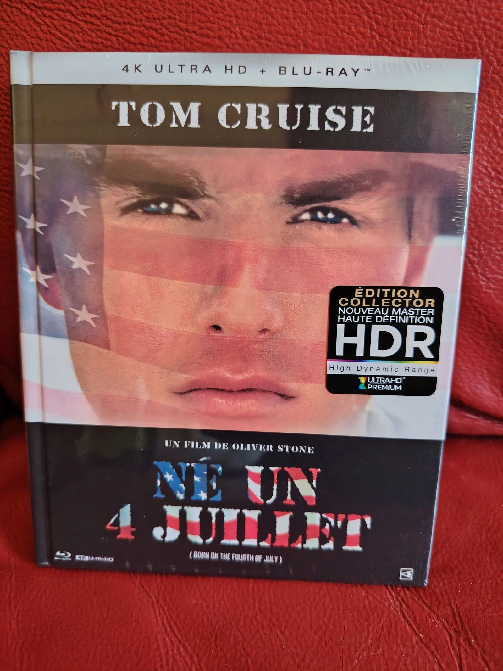 Né un 4 juillet edition collector limitée 4k blu ray livret
